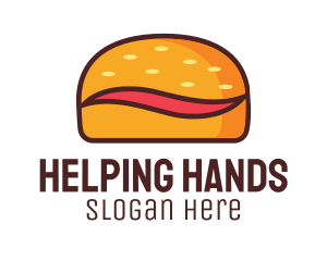 Tilde Hamburger Bun logo design