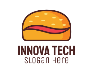 Tilde Hamburger Bun logo design