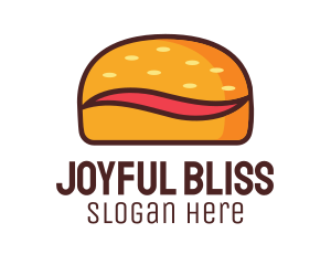 Tilde Hamburger Bun logo design