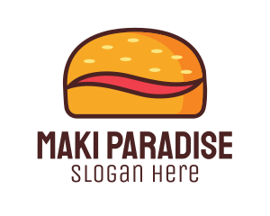 Tilde Hamburger Bun logo design