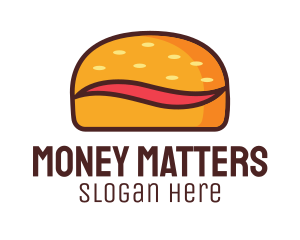 Tilde Hamburger Bun logo design