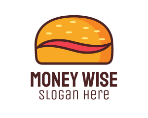 Tilde Hamburger Bun logo design