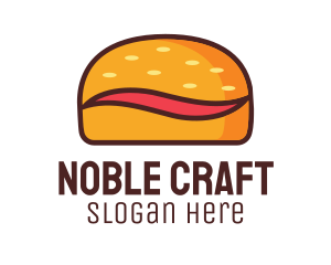 Tilde Hamburger Bun logo design