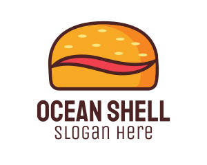 Tilde Hamburger Bun logo design