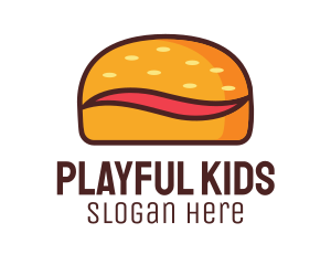 Tilde Hamburger Bun logo design