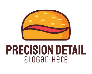 Tilde Hamburger Bun logo design