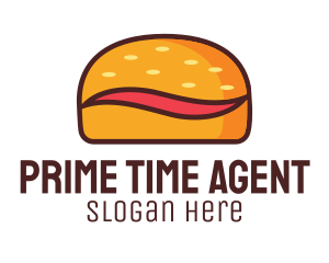 Tilde Hamburger Bun logo design