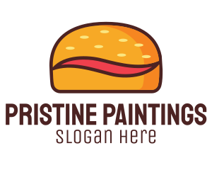 Tilde Hamburger Bun logo design