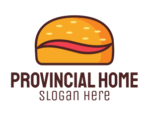 Tilde Hamburger Bun logo design