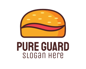 Tilde Hamburger Bun logo design