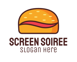 Tilde Hamburger Bun logo design