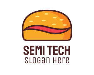 Tilde Hamburger Bun logo design