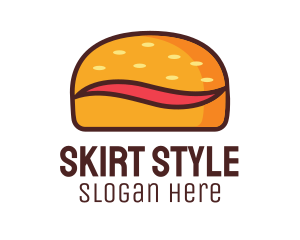 Tilde Hamburger Bun logo design