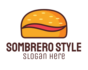 Tilde Hamburger Bun logo design