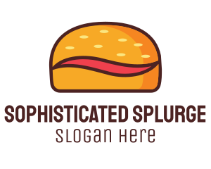 Tilde Hamburger Bun logo design