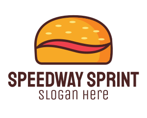 Tilde Hamburger Bun logo design