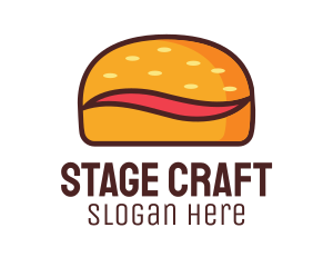 Tilde Hamburger Bun logo design