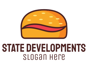 Tilde Hamburger Bun logo design