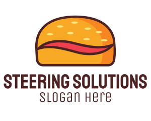 Tilde Hamburger Bun logo design