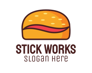 Tilde Hamburger Bun logo design