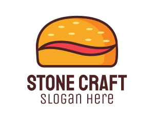 Tilde Hamburger Bun logo design