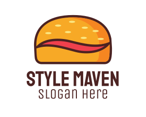 Tilde Hamburger Bun logo design