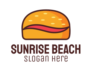 Tilde Hamburger Bun logo design