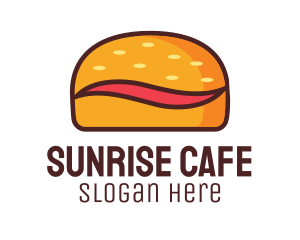 Tilde Hamburger Bun logo design