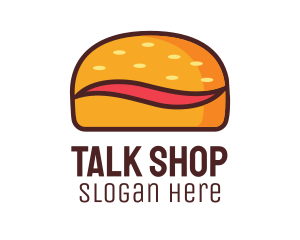 Tilde Hamburger Bun logo design