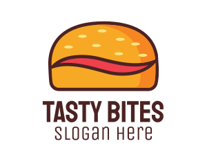 Tilde Hamburger Bun logo design