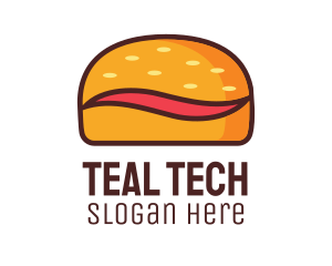 Tilde Hamburger Bun logo design