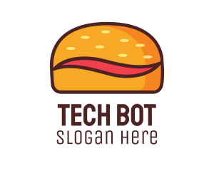 Tilde Hamburger Bun logo design