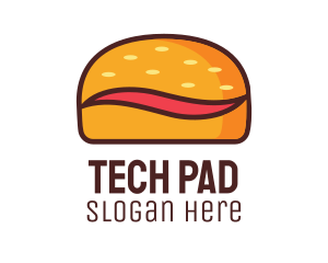 Tilde Hamburger Bun logo design