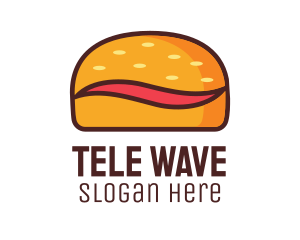 Tilde Hamburger Bun logo design