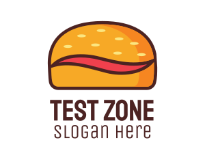 Tilde Hamburger Bun logo design