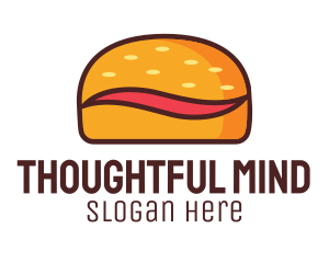 Tilde Hamburger Bun logo design