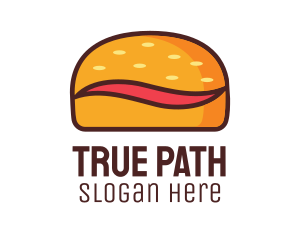 Tilde Hamburger Bun logo design