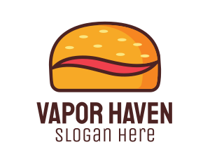 Tilde Hamburger Bun logo design