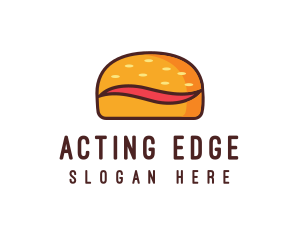 Tilde Hamburger Bun logo design