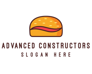 Tilde Hamburger Bun logo design