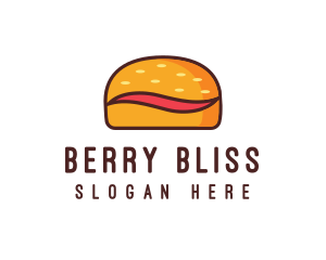 Tilde Hamburger Bun logo design