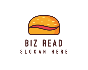 Tilde Hamburger Bun logo design