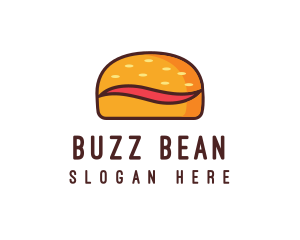 Tilde Hamburger Bun logo design