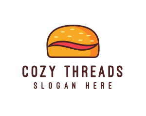 Tilde Hamburger Bun logo design