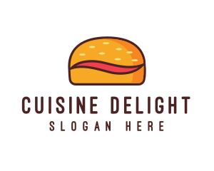 Tilde Hamburger Bun logo design