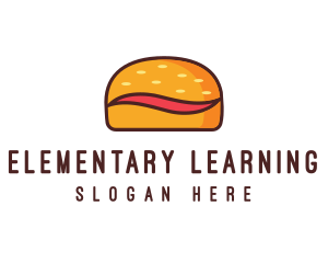 Tilde Hamburger Bun logo design