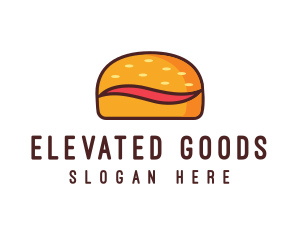 Tilde Hamburger Bun logo design