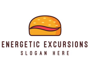 Tilde Hamburger Bun logo design