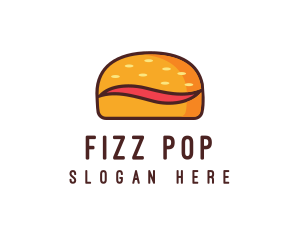 Tilde Hamburger Bun logo design