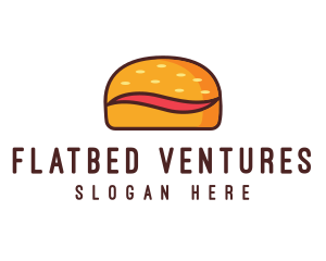 Tilde Hamburger Bun logo design